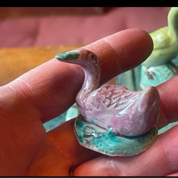 5 vintage German small duck figurines- free shipping - Picture 9 of 10